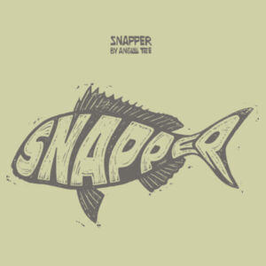 Snapper Lino Cut – Women’s Tee Design