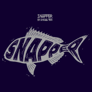 Snapper Lino Cut – Men’s Hoodie Dark Design