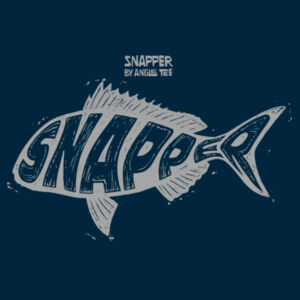 Snapper Lino Cut – Women’s Hoodie Dark Design