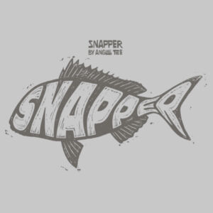 Snapper Lino Cut – Men’s Hoodie Light Design