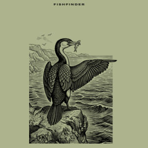 Fishfinder Pied Shag – Men’s Tee Design