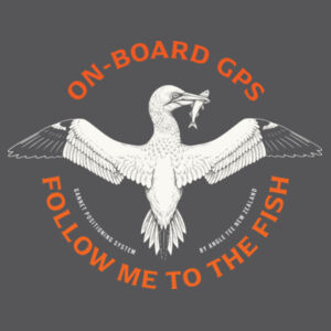 GPS Gannet Positioning System – Women’s Fishing Tee Design