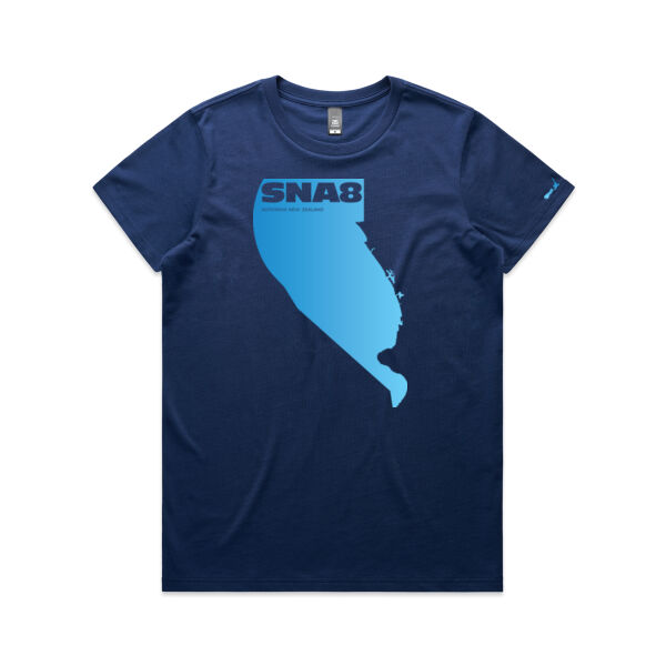 Snapper 8 – Women’s Tee (blue print) Thumbnail