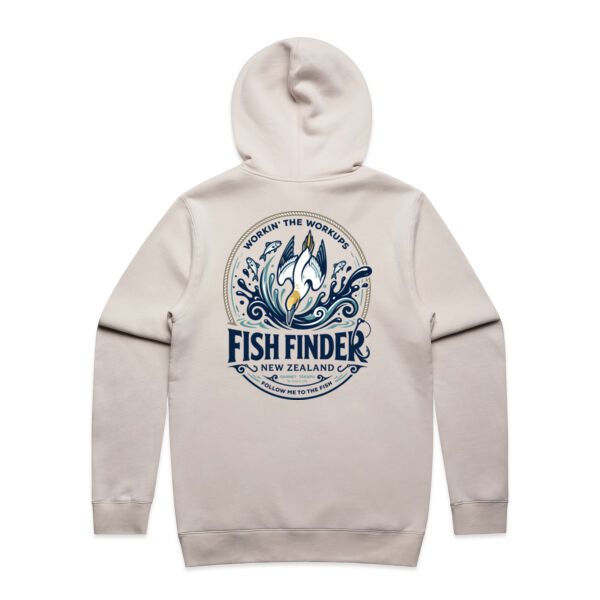 Fishfinder NZ Gannet – Men’s Hoodie Light Colours Thumbnail