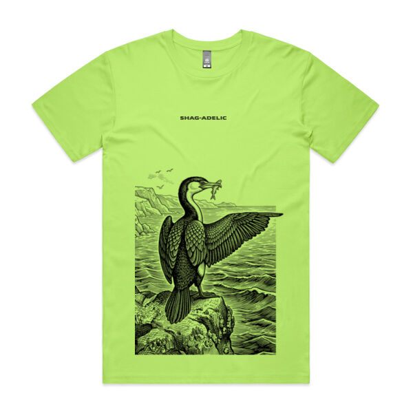 Fishfinder Pied Shag-adelic – Men’s Tee Thumbnail