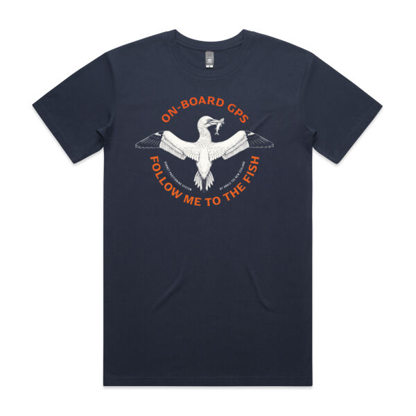 GPS Gannet Positioning System – Men’s  Fishing Tee Thumbnail
